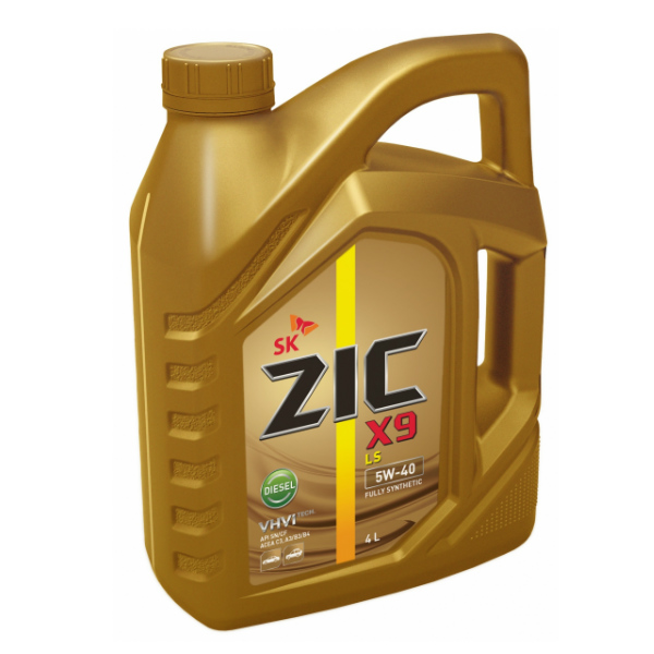 Моторное масло Zic Х9 5w40 синтетическое (4 л)